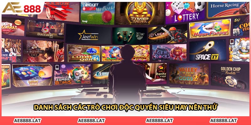Danh sách các trò chơi độc quyền siêu hay nên thử